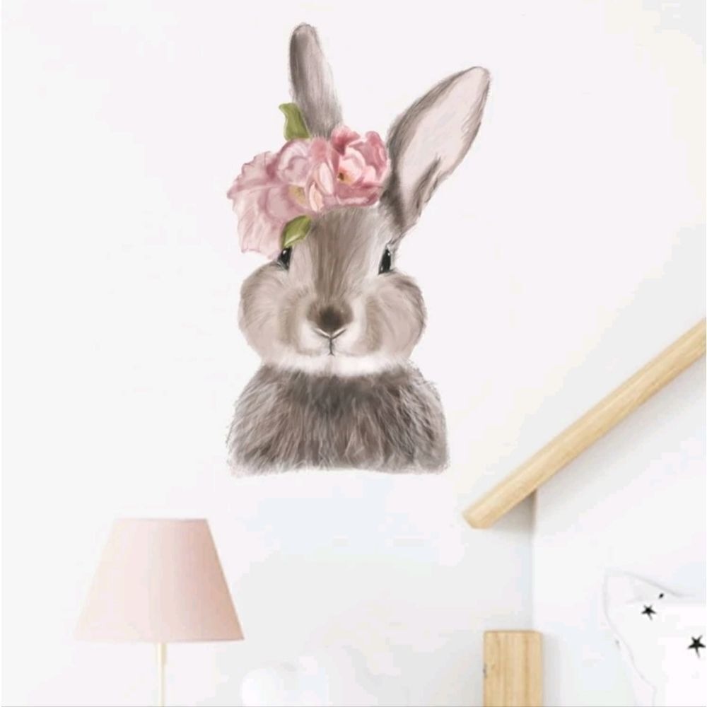Rabbit 🐰 Wall Sticker - Picture 3 of 11